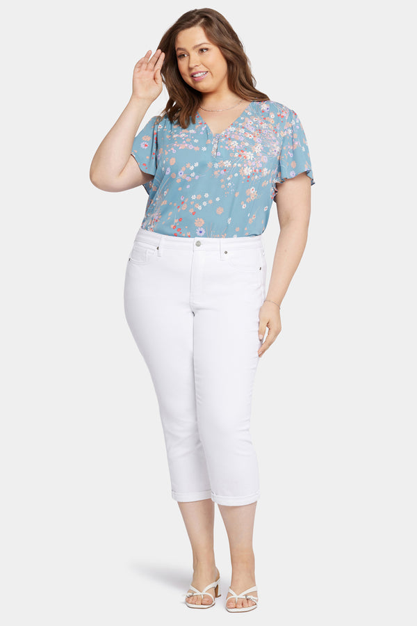 Nydj Chloe Skinny Capri Jeans In Plus Size