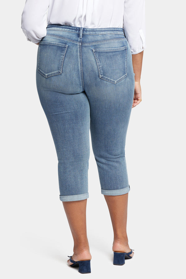 nydj Chloe Skinny Capri Jeans In Plus Size