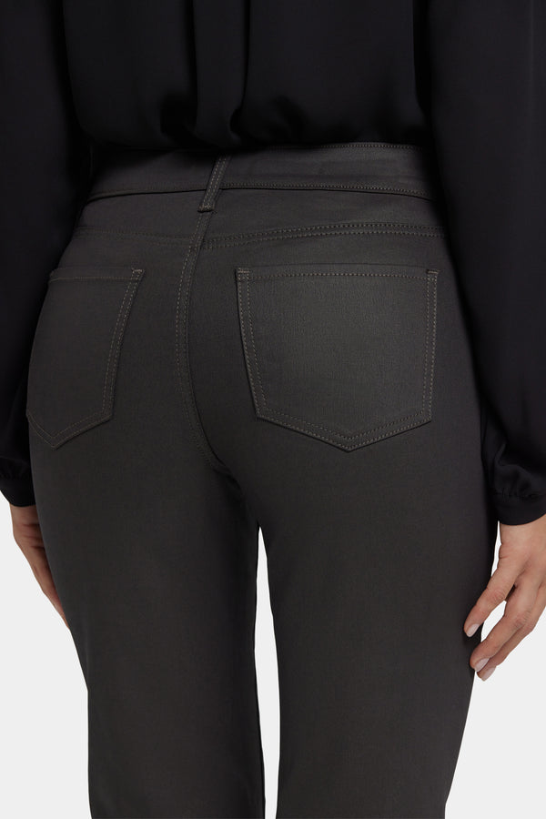 Nydj Coated Marilyn Straight Jeans