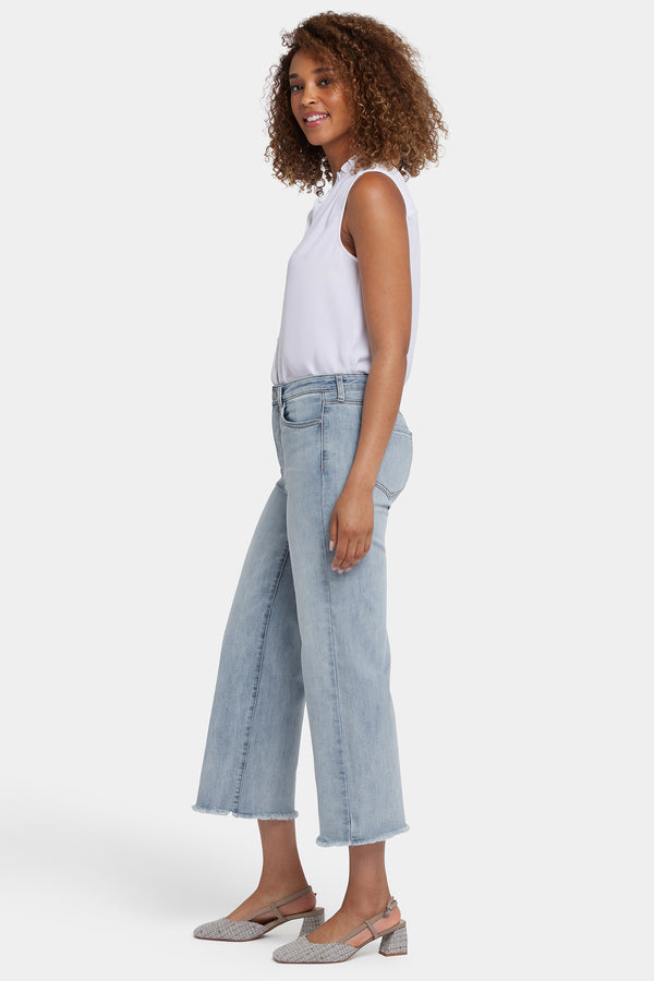 Nydj Coco Relaxed Wide Leg Crop Jeans