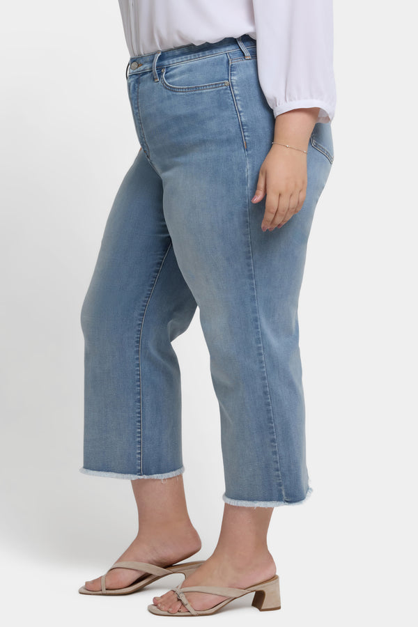 Nydj Coco Relaxed Wide Leg Crop Jeans In Plus Size