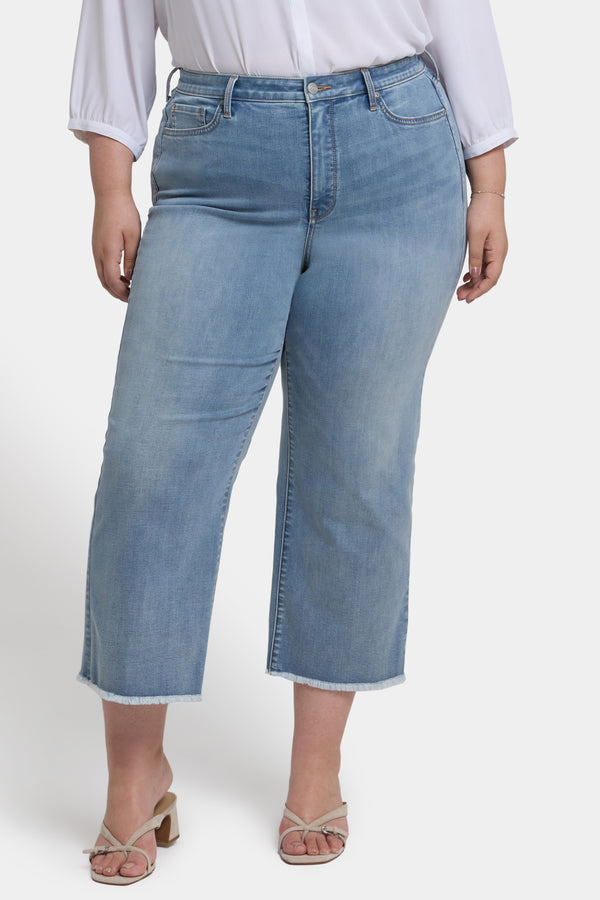 Nydj Coco Relaxed Wide Leg Crop Jeans In Plus Size