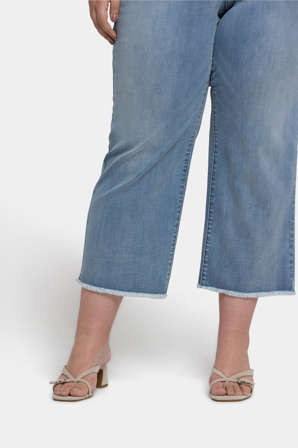 Nydj Coco Relaxed Wide Leg Crop Jeans In Plus Size