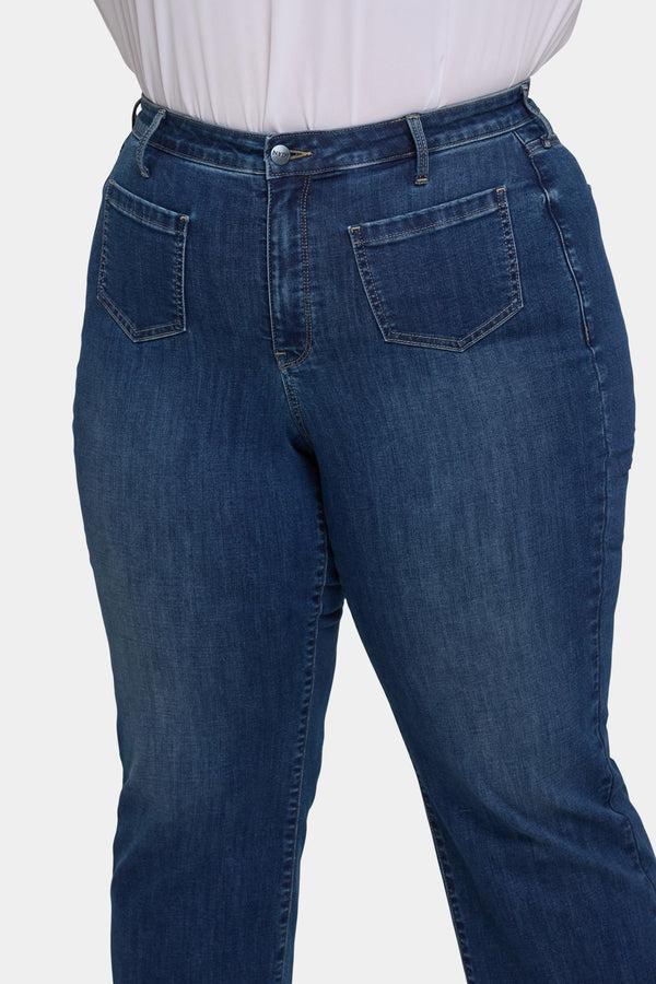 Nydj Coco Relaxed Wide Leg Crop Jeans In Plus Size