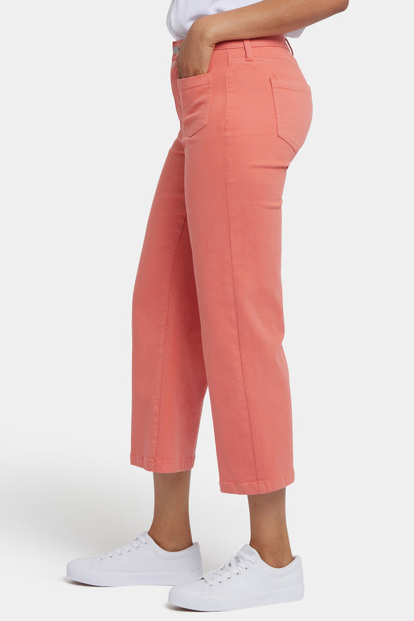 Nydj Coco Relaxed Wide Leg Crop Jeans