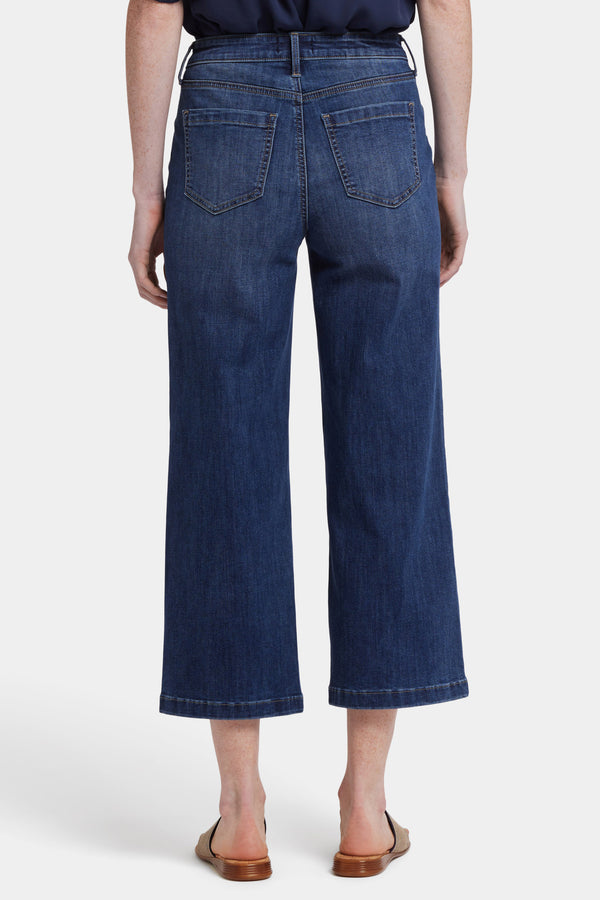 Nydj Coco Relaxed Wide Leg Crop Jeans