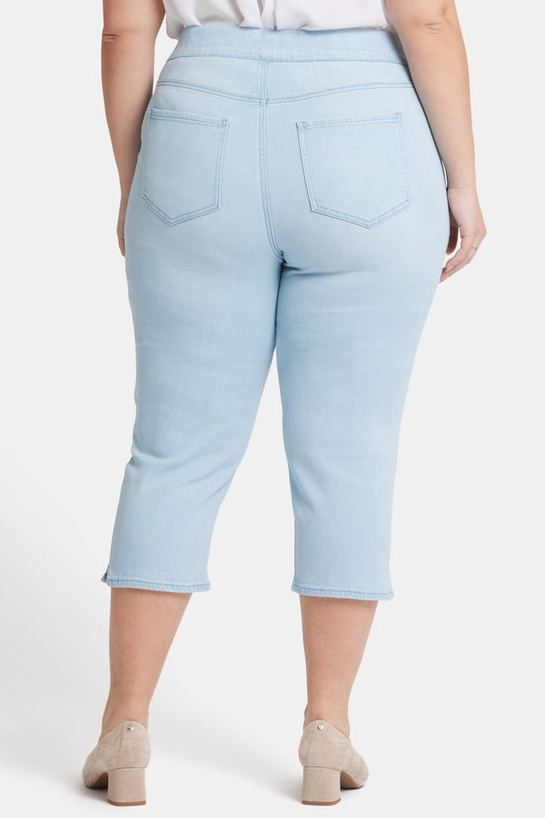 nydj Dakota Crop Pull-On Jeans In Plus Size