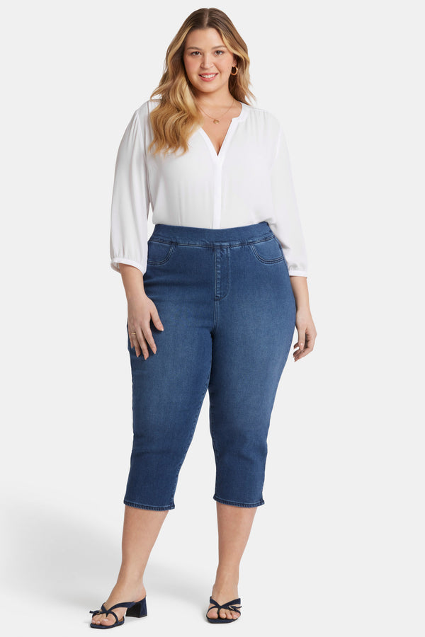 Nydj Dakota Crop Pull-On Jeans In Plus Size
