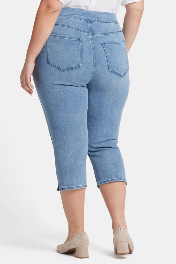 nydj Dakota Crop Pull-On Jeans In Plus Size