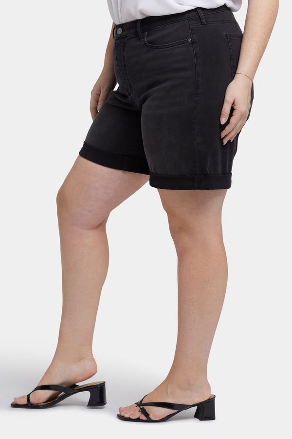 Nydj Diana Relaxed Denim Shorts In Plus Size