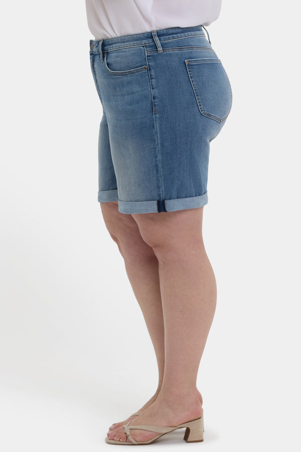 Nydj Diana Relaxed Denim Shorts In Plus Size