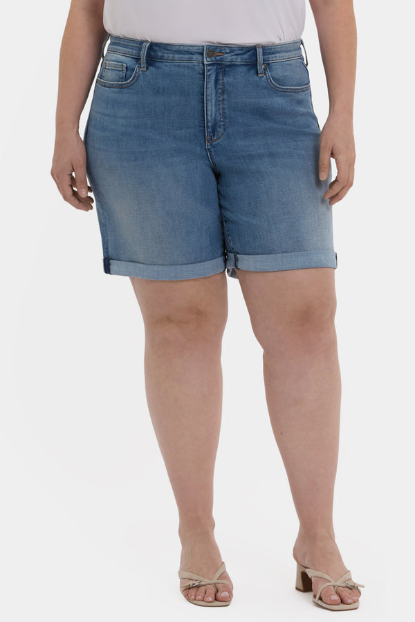 Nydj Diana Relaxed Denim Shorts In Plus Size