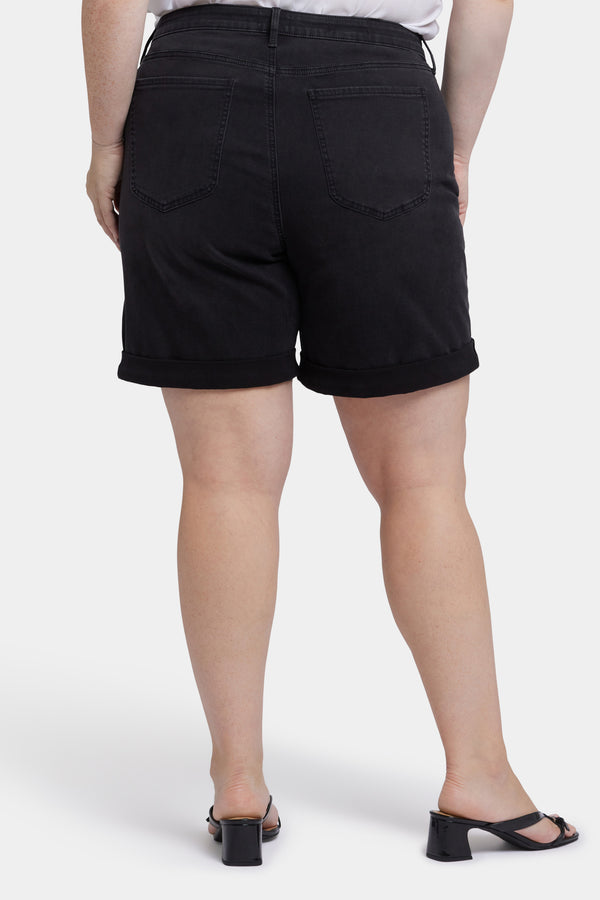 nydj Diana Relaxed Denim Shorts In Plus Size
