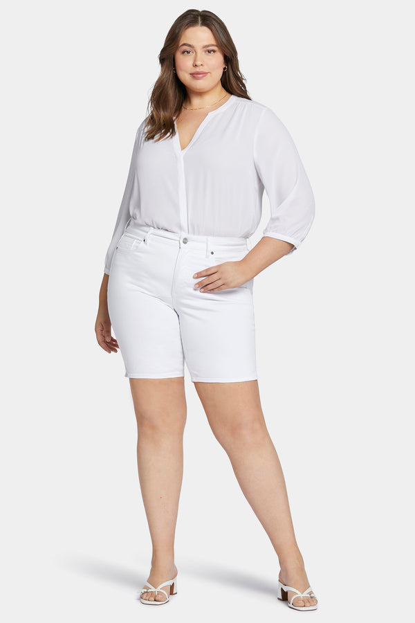 Nydj Ella Denim Shorts In Petite Plus Size