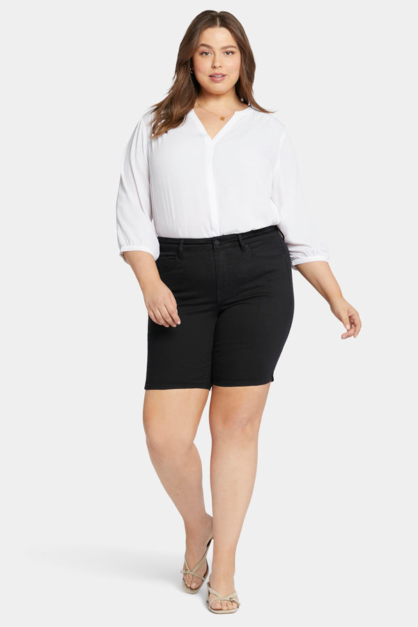 Nydj Ella Denim Shorts In Plus Size