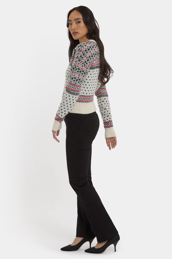 Nydj Fairisle Pullover Sweater