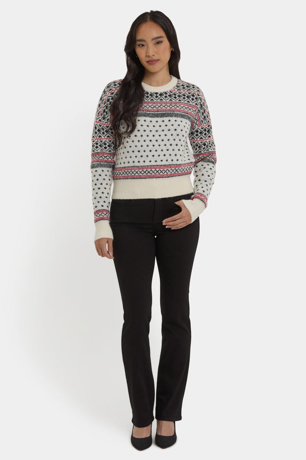 Nydj Fairisle Pullover Sweater