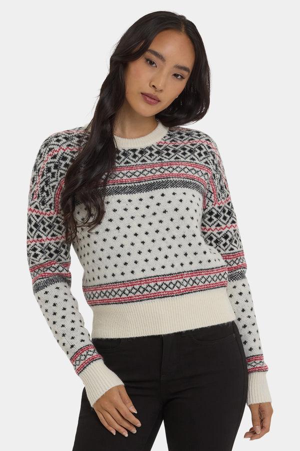 nydj Fairisle Pullover Sweater
