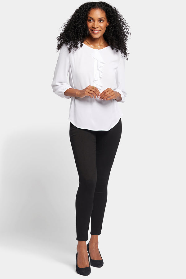 Nydj Flounce Front Blouse