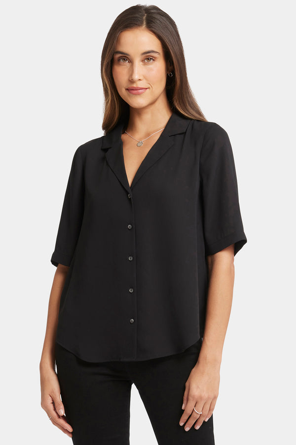 Nydj Gabrielle Short Sleeved Blouse