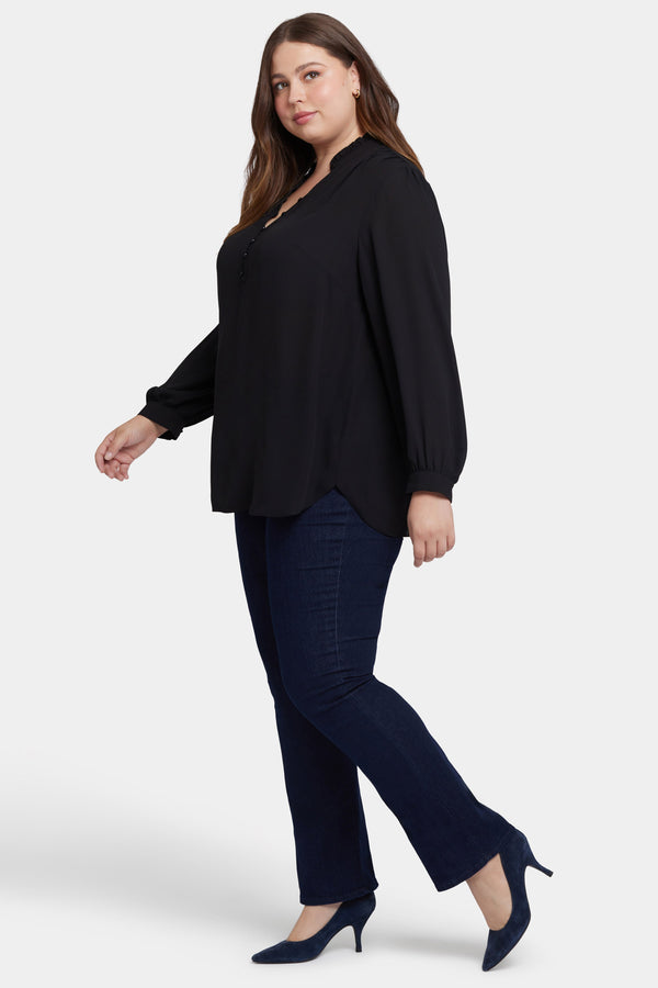 Nydj Hannah Blouse In Plus Size