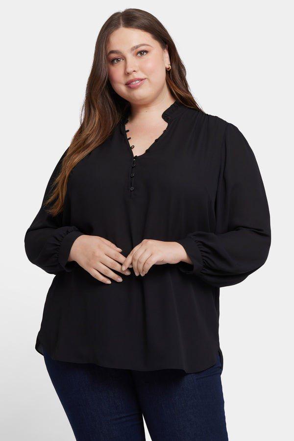 Nydj Hannah Blouse In Plus Size