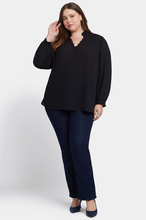 Nydj Hannah Blouse In Plus Size