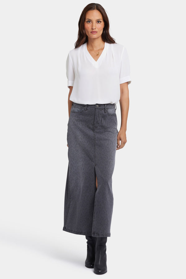 Nydj High Rise Long Skirt