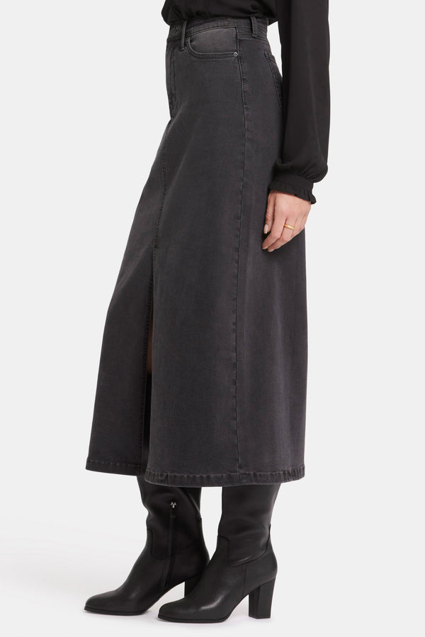 Nydj High Rise Long Skirt