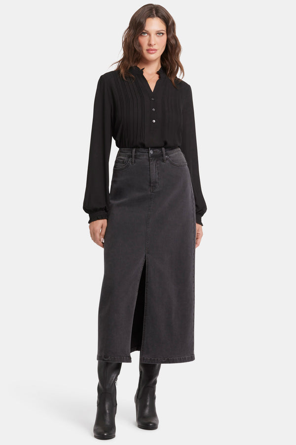 Nydj High Rise Long Skirt