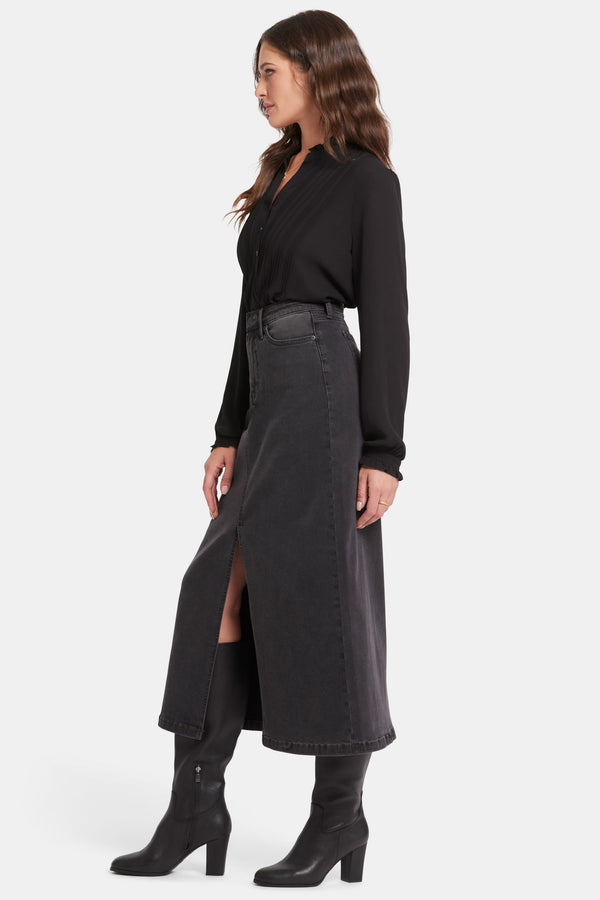 Nydj High Rise Long Skirt