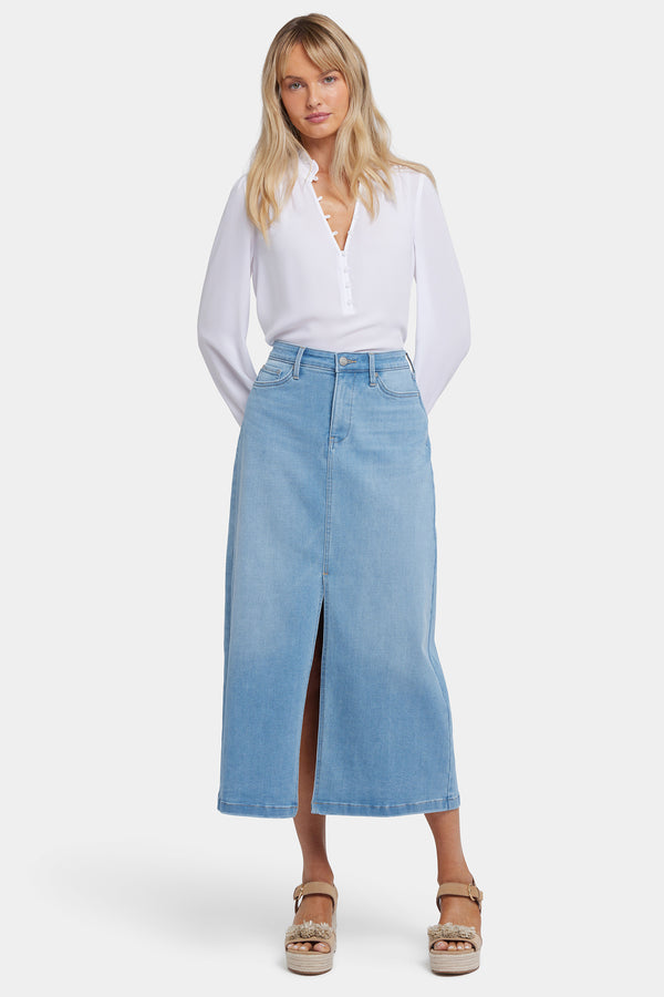 Nydj High Rise Long Skirt