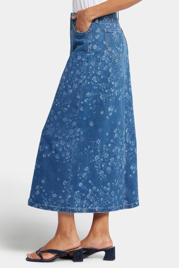 Nydj High Rise Long Skirt