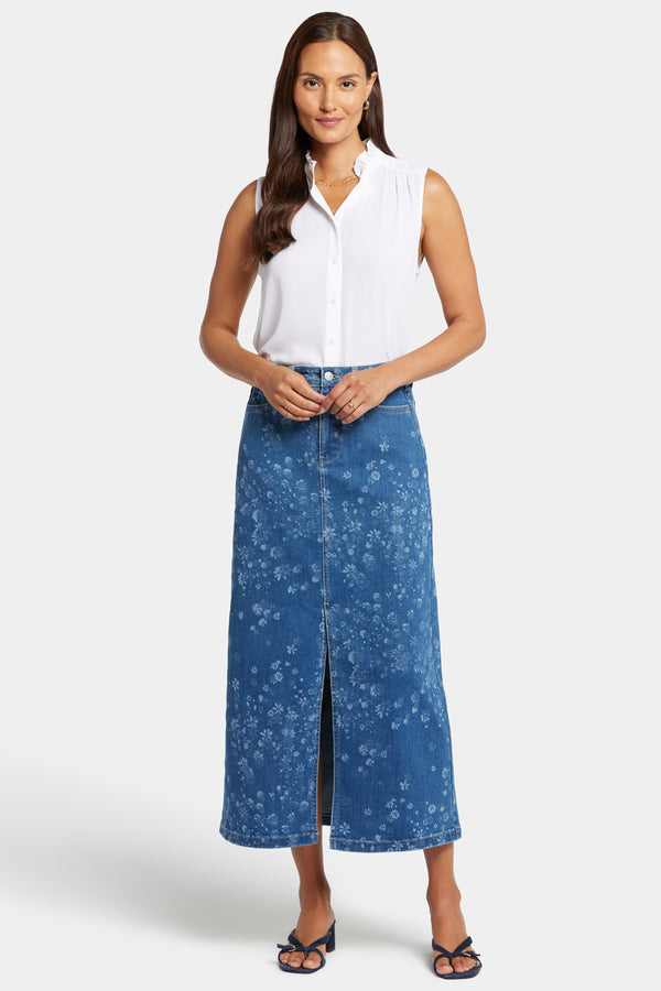 Nydj High Rise Long Skirt