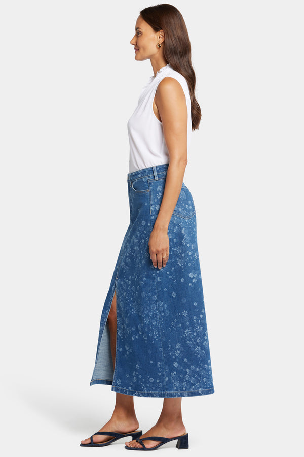 Nydj High Rise Long Skirt