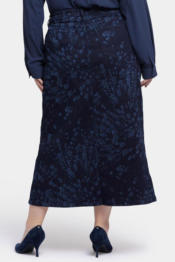 nydj High Rise Long Skirt In Plus Size