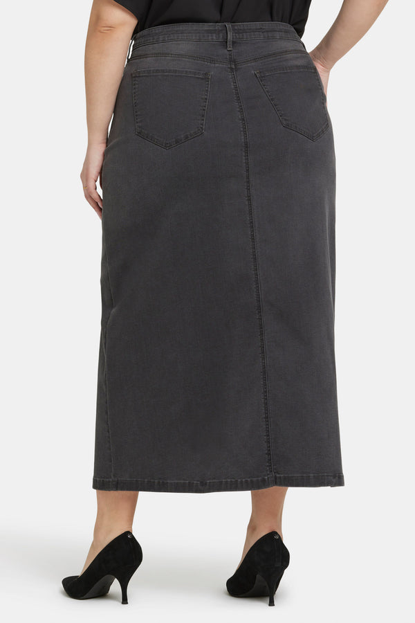 nydj High Rise Long Skirt In Plus Size