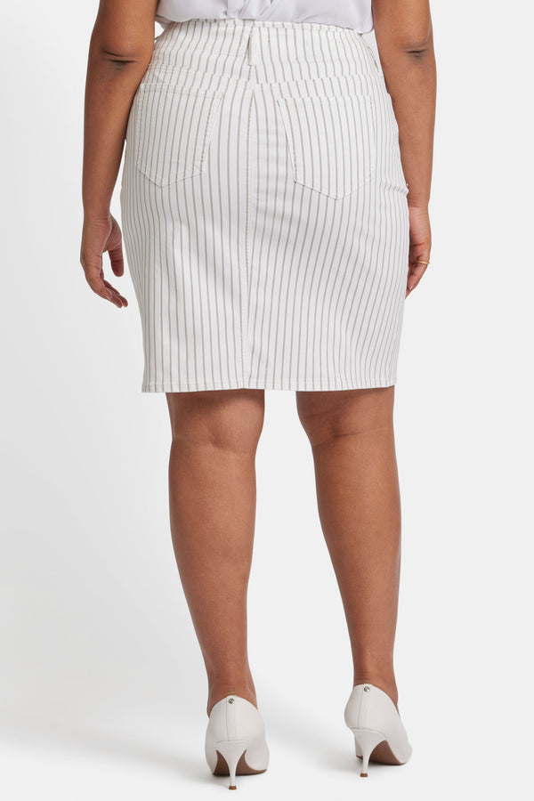 nydj High Waist Skirt In Petite Plus Size