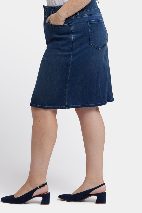 Nydj High Waist Skirt In Plus Size