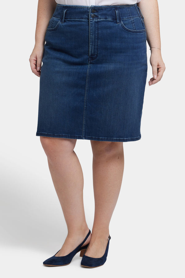 Nydj High Waist Skirt In Plus Size
