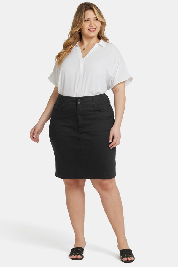 Nydj High Waist Skirt In Plus Size