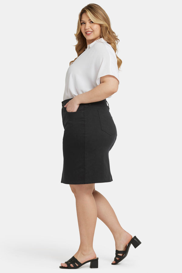 Nydj High Waist Skirt In Plus Size