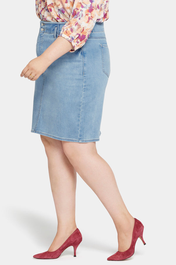 Nydj High Waist Skirt In Plus Size