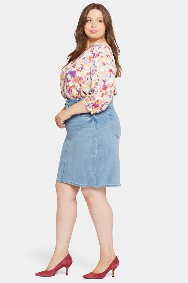 Nydj High Waist Skirt In Plus Size