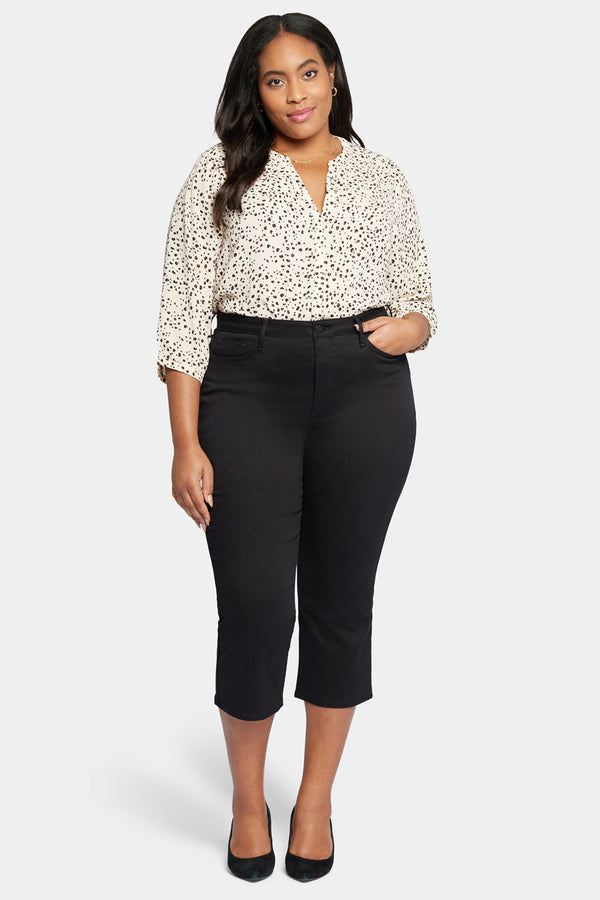 Nydj Joni Relaxed Capri Jeans In Plus Size