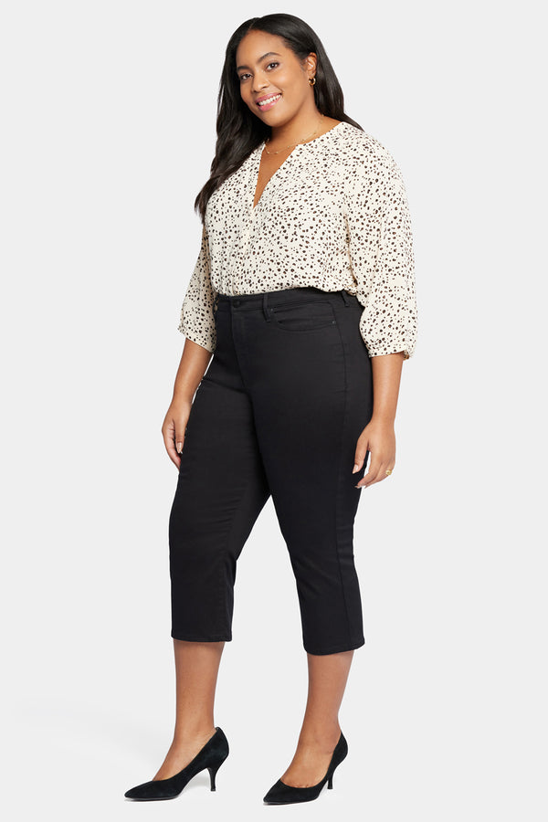 Nydj Joni Relaxed Capri Jeans In Plus Size