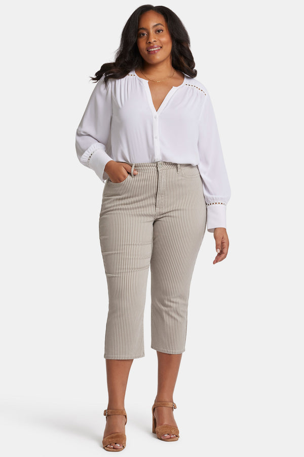 Nydj Joni Relaxed Capri Jeans In Plus Size