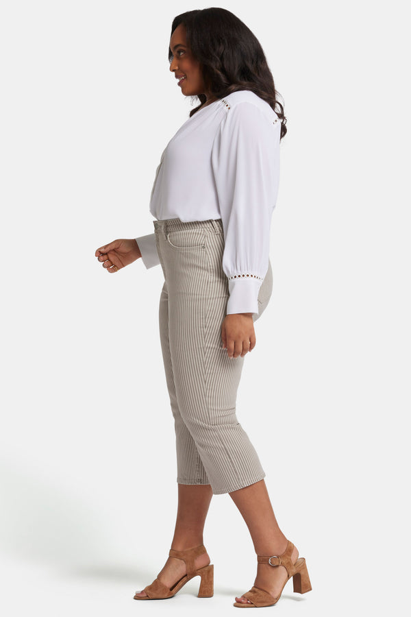 Nydj Joni Relaxed Capri Jeans In Plus Size