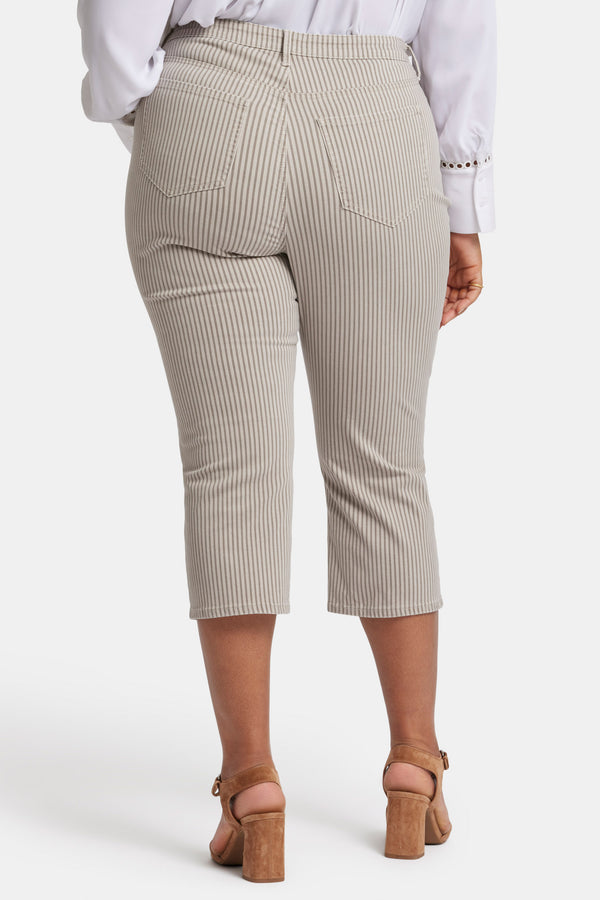 nydj Joni Relaxed Capri Jeans In Plus Size