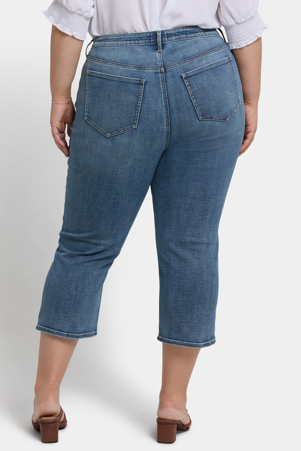 nydj Joni Relaxed Capri Jeans In Plus Size